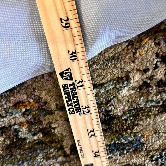 Ben Sherman Mens Blue Button Down Tailored Skinny Fit 17 1/2 34-35 - Picture 4 of 4